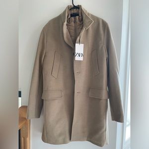 Brand new men’s wool trench coat